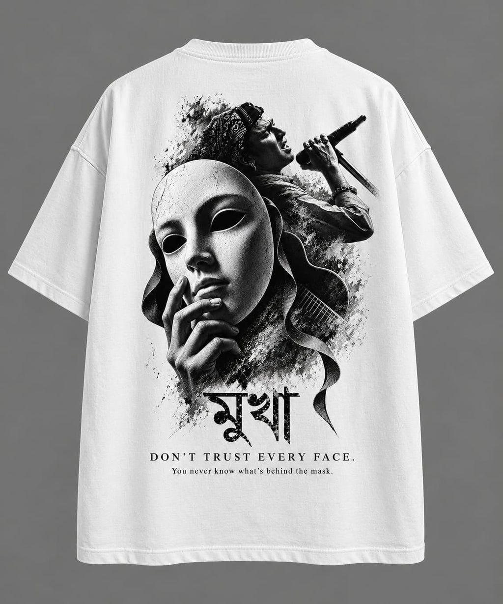 MUKHA – The Hidden Face | Premium Oversized T-Shirt