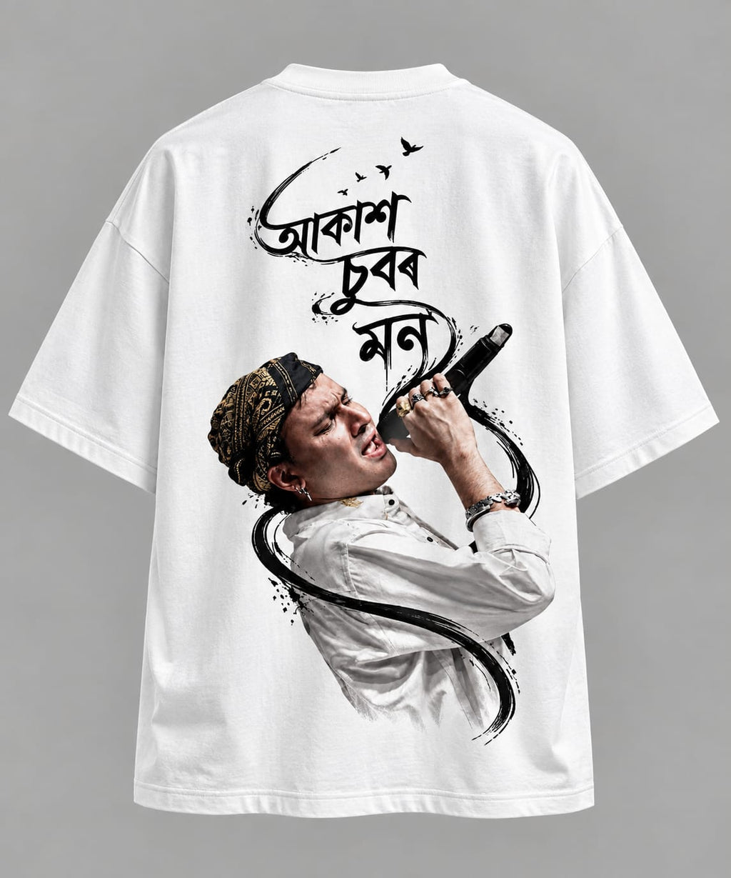 Zubeen Garg “Aakashor” Assamese Graphic T-Shirt